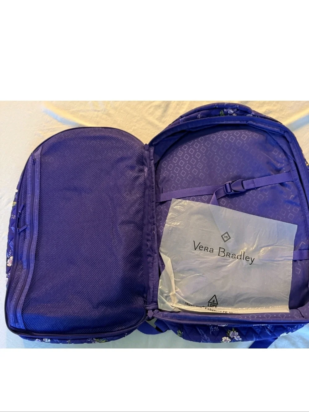 Vera Bradley measurements description